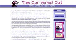 Desktop Screenshot of corneredcat.com